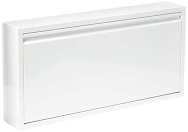 Jan Kurtz 494241 Schuhschrank, Stahlblech, Weiß, 12.5 x 75 x 37.5 cm im Sale